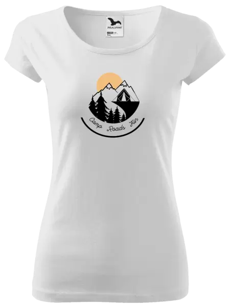 Dámské tričko Camp roads fun