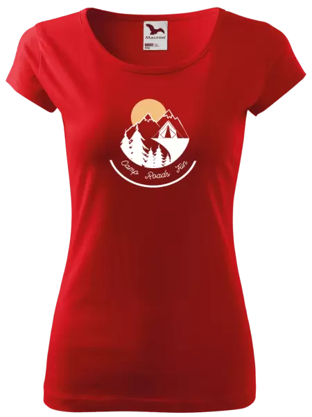 Dámské tričko Camp roads fun