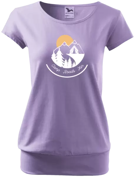 Dámské tričko Camp roads fun