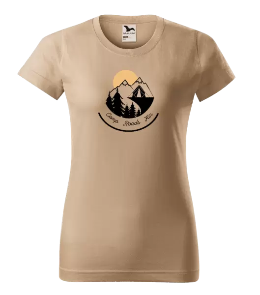 Dámské tričko Camp roads fun