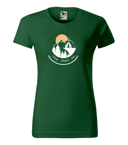 Dámské tričko Camp roads fun