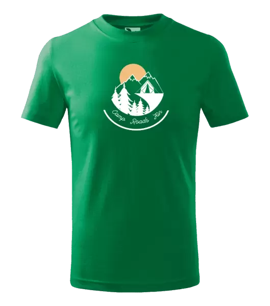 Dětské tričko Camp roads fun