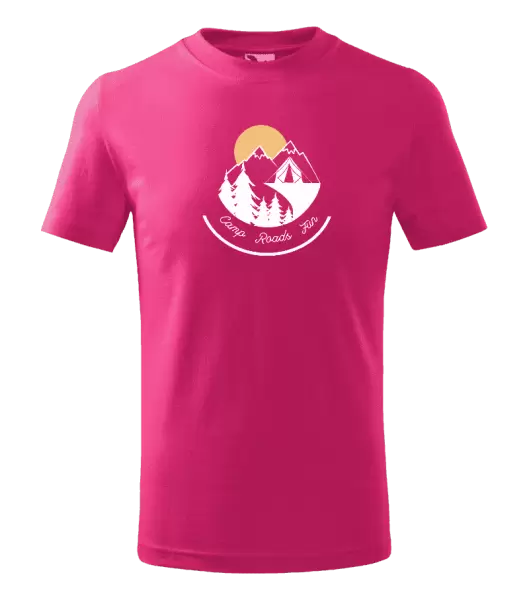 Dětské tričko Camp roads fun