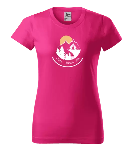Dámské tričko Camp roads fun