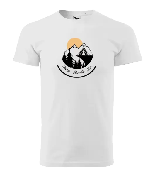 Pánské tričko Camp roads fun