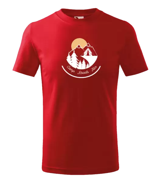 Dětské tričko Camp roads fun