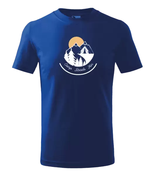 Dětské tričko Camp roads fun
