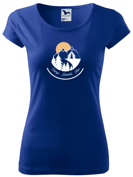 Dámské tričko Camp roads fun