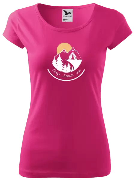 Dámské tričko Camp roads fun