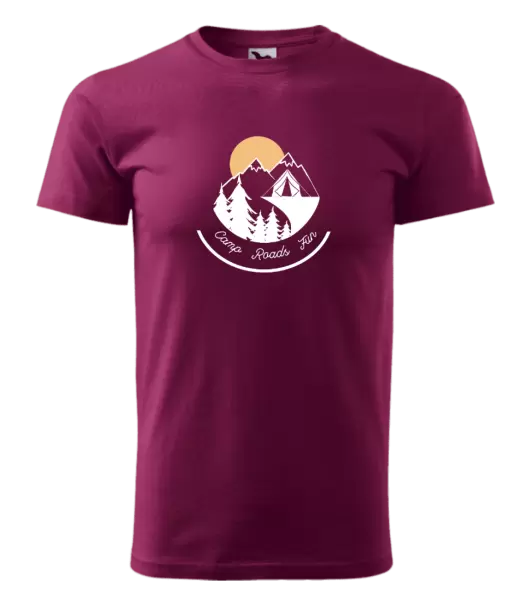 Pánské tričko Camp roads fun