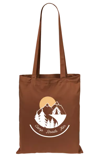 Látková taška Camp roads fun