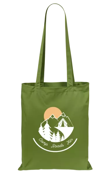 Látková taška Camp roads fun