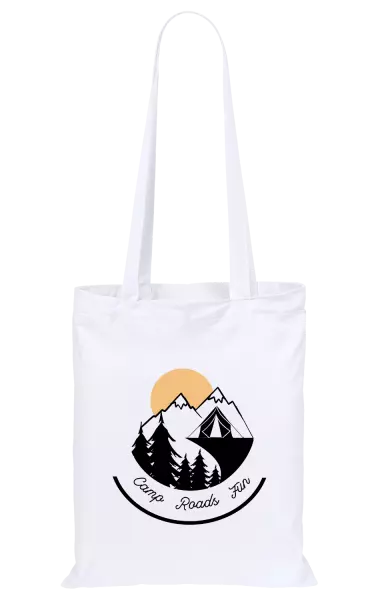 Látková taška Camp roads fun