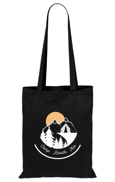 Látková taška Camp roads fun