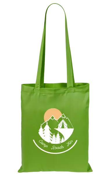 Látková taška Camp roads fun