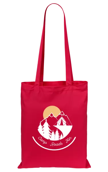 Látková taška Camp roads fun