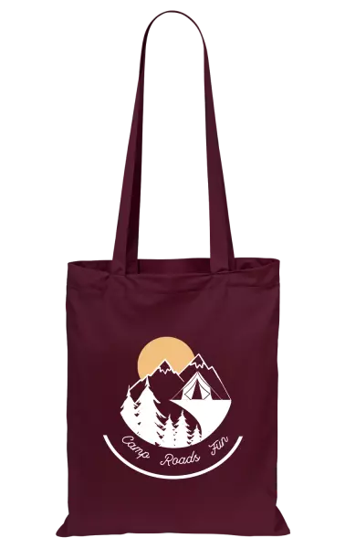 Látková taška Camp roads fun