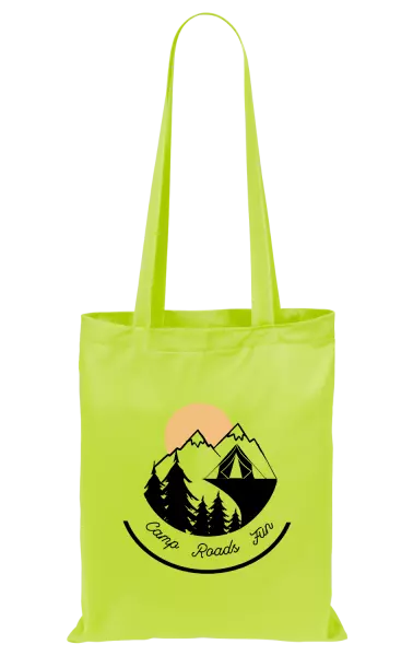 Látková taška Camp roads fun