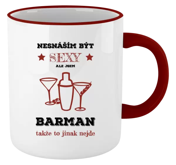 Hrnek Nesnáším být sexy, ale jsem barman