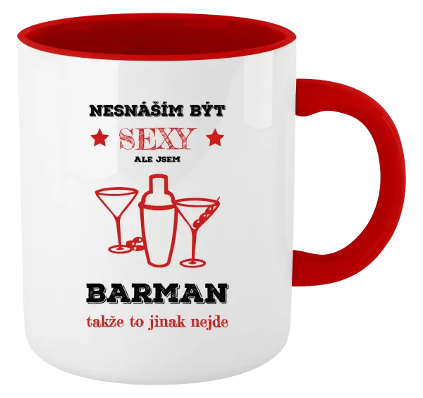 Hrnek Nesnáším být sexy, ale jsem barman
