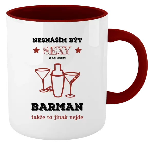 Hrnek Nesnáším být sexy, ale jsem barman