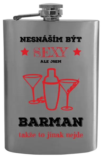 Placatka Nesnáším být sexy, ale jsem barman