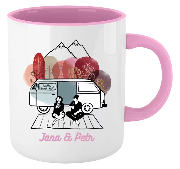 Hrnek Podzimní kempování - vlastní jména