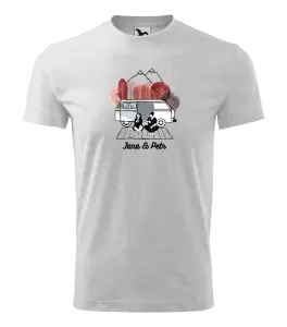 Dětské tričko Podzimní kempování - vlastní jména