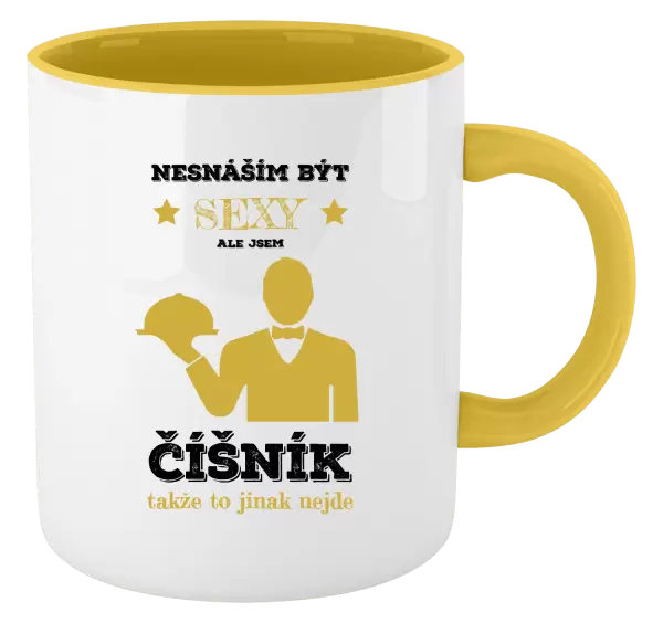 Hrnek Nesnáším být sexy, ale jsem číšník