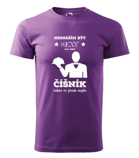 Pánské tričko Nesnáším být sexy, ale jsem číšník