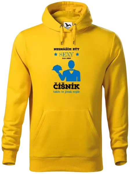 Pánská mikina Nesnáším být sexy, ale jsem číšník