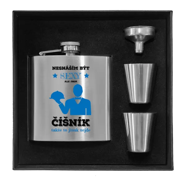 Placatka v krabičce Nesnáším být sexy, ale jsem číšník