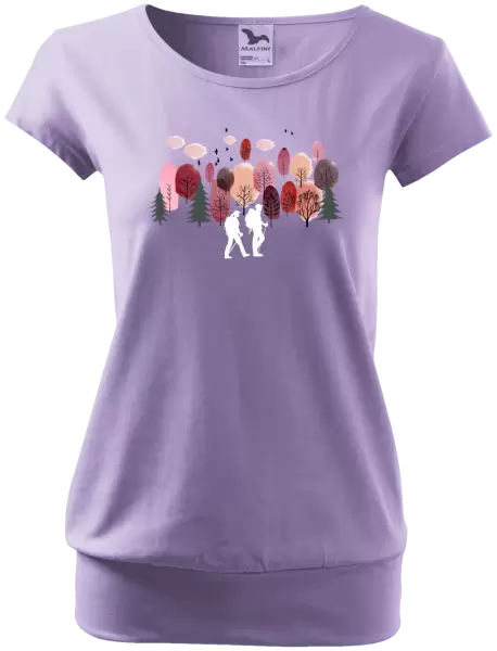 Dámské tričko V lese