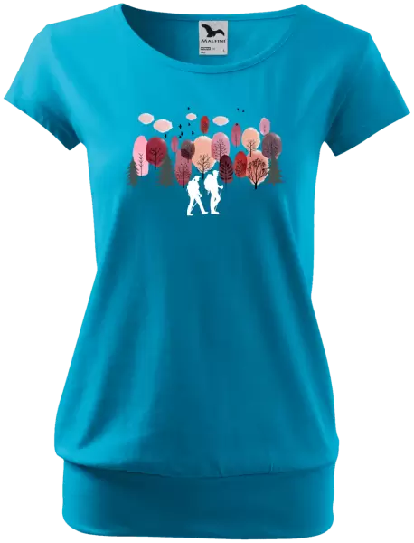 Dámské tričko V lese