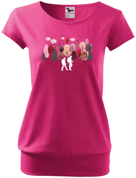 Dámské tričko V lese