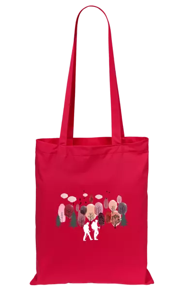 Látková taška V lese