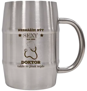 Nerezový chladicí půllitr Nesnáším být sexy, ale jsem doktor