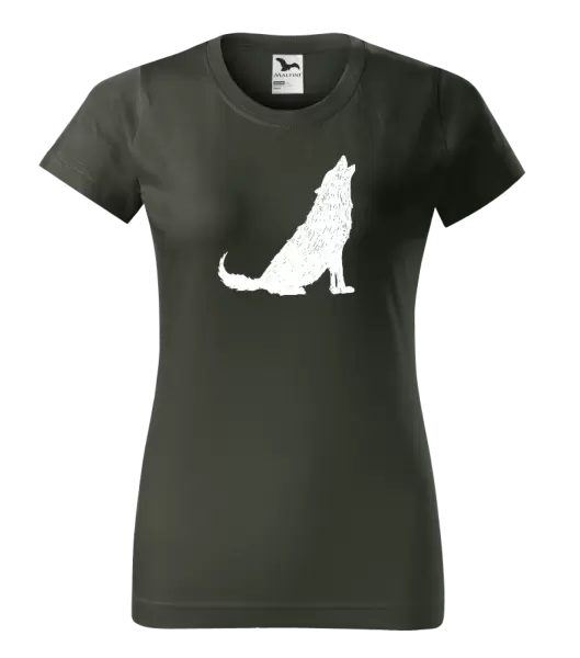 Dámské tričko Vlk