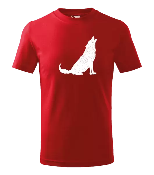 Dětské tričko Vlk