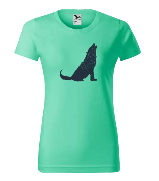 Dámské tričko Vlk