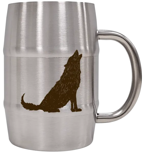 Nerezový chladicí půllitr Vlk