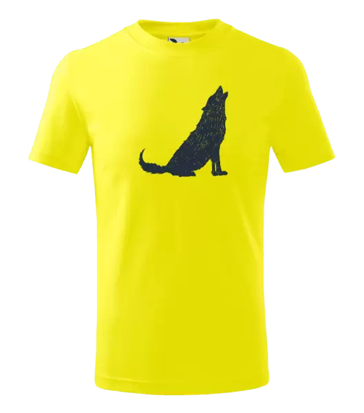 Dětské tričko Vlk