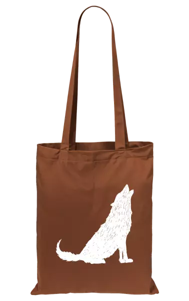 Látková taška Vlk