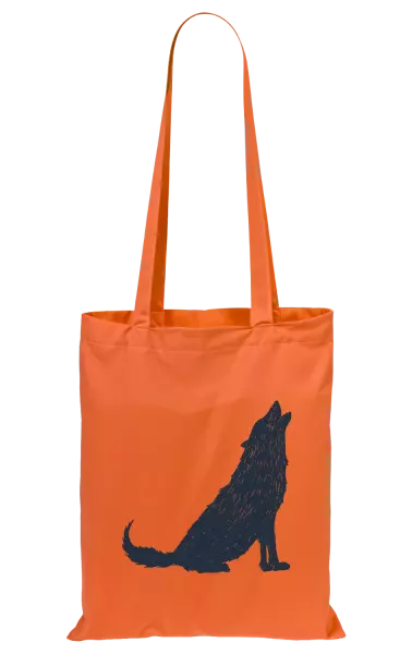 Látková taška Vlk