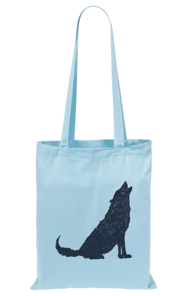 Látková taška Vlk