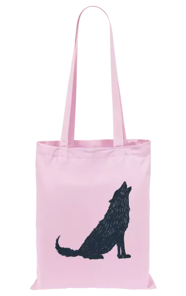 Látková taška Vlk