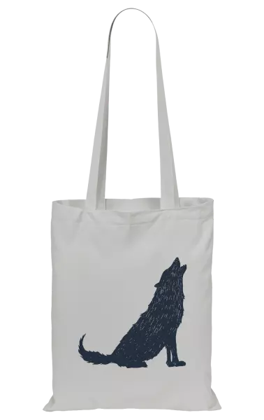 Látková taška Vlk