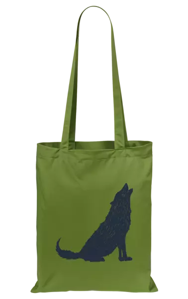 Látková taška Vlk