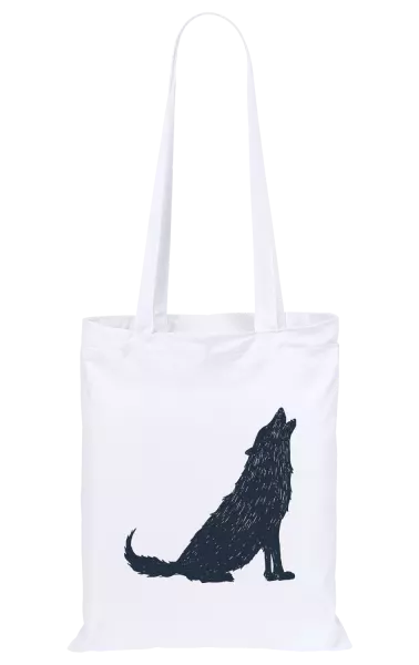 Látková taška Vlk