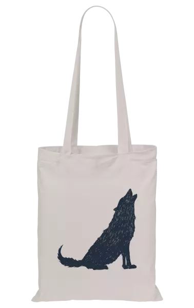 Látková taška Vlk